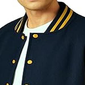 Chaqueta Varsity para Hombre, Estilo Bomber Formal con Parches Frontales Personalizados, Chaqueta Universitaria, Cargada por Dress Sports - Product Image 2