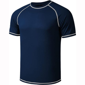 Camiseta Deportiva de Manga Corta de Compresión Personalizada de Alta Calidad para Hombre, Protección UV, Impresión por Transferencia de Calor, 220g, 100% Poliéster - Product Image 1