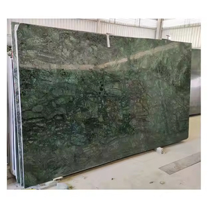 Dalles de marbre vert forêt, pierre naturelle de luxe, pour plans de travail de cuisine, meubles de salle de bain, revêtements de sol et murs - Product Image 2