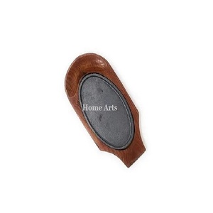 Plato para Servir Comida con Base de Hierro y Madera Hecho a Mano, Tamaño y Forma Personalizados, Calidad Exclusiva - Product Image 5