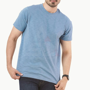 T-shirts décontractés pour hommes de haute qualité, manches courtes, motif uni rouge et noir sur le devant, service OEM, respirant, séchage rapide, col rond - Product Image 1