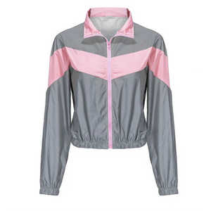 Conjunto Deportivo Impermeable para Mujer, Chaqueta con Capucha y Cremallera, Chaqueta Cortavientos - Product Image 4
