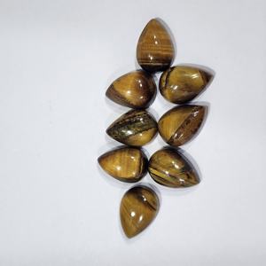 Piedras preciosas sueltas de tigre natural en forma de lágrima de buena calidad, hermoso acabado elegante para la fabricación de joyas - Product Image 3