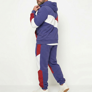 Men's Plus Size Tracksuit Wholesale High-Quality Zip-Up Hoodie Jogger <b>Pants</b> OEM Winter 450 GSM Fleece Tracksuits Men - Product Image 4