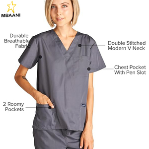 Tenues médicales pour femmes et hommes, ensemble de blouses et pantalons médicaux - Product Image 5