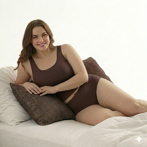 Braguitas de mujer Signature, estilo hipster, teñidas en color liso, ecológicas, ligeras, de punto, transpirables, elásticas, de corte moderno y cobertura completa. - Product Image 1