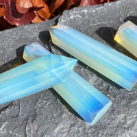 Tour d'opale, obélisque, agate Muntaha, cristal de guérison, artisanat fait main, respectueux de l'environnement, décoration Feng Shui pour la maison, artisanat de qualité supérieure, métaphysique