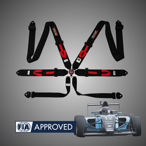 Arnés de Carreras de Poliéster con Certificación FIA 8853, Disponible en 16 Colores, Color Personalizado, OEM ODM, Cinturón de Seguridad, Marcas Premium de Deportes de Motor - Product Image 1