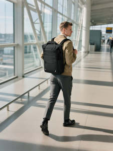 Sac à dos pour ordinateur portable Bagnex 9660 imperméable avec port de charge USB, grande capacité, sac de voyage d'affaires en Oxford, sac à dos de travail antivol - Product Image 6