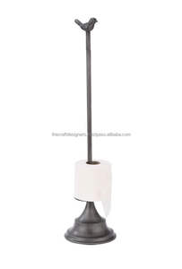 Porte-papier toilette en fer avec revêtement en poudre pour une résistance à la rouille et une protection contre l'humidité à long terme dans la salle de bain - Product Image 2