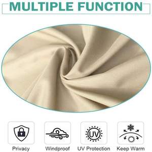 Beige 50 pollici. W X 96 In. L Tenda di oscuramento termico esterno per protezione solare - Product Image 2