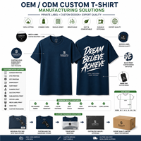 T-shirt à manches courtes en tissu éponge bleu marine pour homme de Sangita Garments, col rond, coupe classique, imprimé avec un motif de lettres, vêtement décontracté, 100% coton