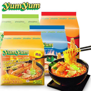 Yumyum Tom Yum Kung Fideos Instantáneos, Sopa de Camarones Picante y Ácida, Curry Verde en Bolsa - Product Image 6