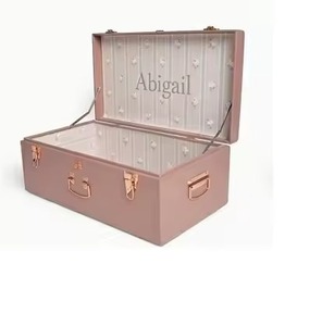 Caja de Almacenamiento Metálica Personalizada en Verde Azulado Profundo, con Interior Impreso, Decorativa, para Recuerdos - Product Image 3