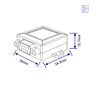 LPMS-CU3 เครื่องวัดความเร่ง IMU/AHRS แบบ 9 แกน พร้อมอินเทอร์เฟซ USB และ CAN Bus อินเทอร์เฟซคู่ขนาดกะทัดรัด รองรับเอาต์พุตมุมอีลเลอร์/ควอเตอร์เนียน - Product Image 2