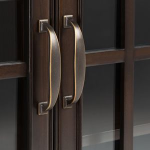 Gabinete Bajo de Almacenamiento Connaught en Color Marrón Castaño Oscuro para Sala de Estar - Product Image 2