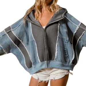Oversize Women Hoodies Casual <b>Zip</b> <b>Hooded</b> Sweatshirt Harajuku Korean Loose Couple AND1 Washed Cartoon Pattern Streetwear - Product Image 4