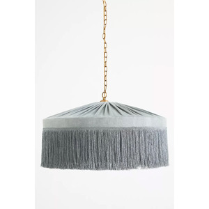 Lampe suspendue en tissu à motif tourbillonnant nordique moderne, luminaire suspendu vintage en forme de cocon, lustre créatif de forme organique pour restaurant et salle à manger - Product Image 5