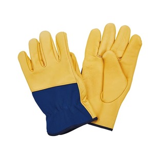 Gants de travail en cuir de vachette robustes et durables, gants de chauffeur pour la conduite de camions, l'entrepôt, le jardinage, l'agriculture - Product Image 4