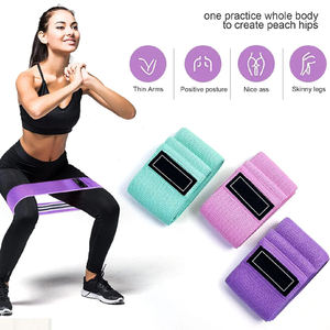 Bandas de resistencia para ejercicios con logo personalizado, banda elástica para cadera de tela de poliéster, banda para glúteos, gimnasio, fitness, resistencia, ecológica - Product Image 6