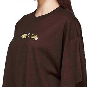 Camiseta de Algodón de Alta Calidad para Mujer, Corte Regular, Diseño Sólido, Manga Corta, Casual, Primavera, Ecológica, Personalizable - Product Image 4