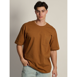 Camiseta Personalizada para Hombre, Talla Grande, 100% Algodón Jersey, No Tejida, Ecológica, Lisa, Casual, Holgada, con Logotipo Personalizado - Product Image 1