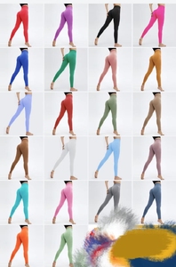 High Waist Hips Gradient Color Fitness Workout Sportswear Seamless High Quality Sports <b>Tights</b> WomensYoga Pants Leggings - Product Image 4