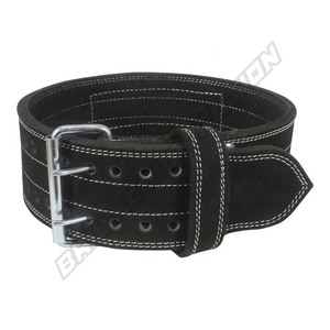 Cinturones de levantamiento de pesas de doble punta de alta resistencia de 10 mm y 13 mm con logotipo personalizado / Cinturones de powerlifting de cuero para soporte de espalda en el gimnasio - Product Image 3