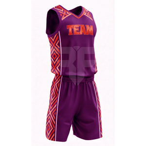 Tenue d'équipe de basketball, uniforme rétro vintage, maillot de basketball brodé, approvisionnement en gros, maillot de basketball de style classique - Product Image 4