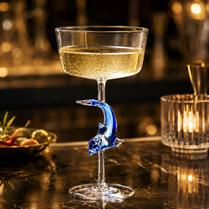 Copas de Cóctel Transparentes de Borosilicato Hechas a Mano de 200 ml, Copas de Martini y Margarita Sin Plomo, Cristalería Reutilizable al por Mayor - Product Image 6