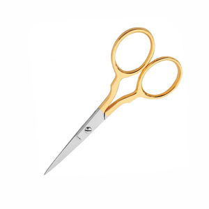 Ciseaux de tailleur en gros, mini-ciseaux demi-or, en acier inoxydable allemand, petits ciseaux classiques pour broderie, ciseaux de tailleur - Product Image 4