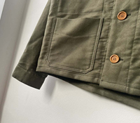 Veste de travail en toile de coton pour homme, coupe décontractée, avec fermeture éclair et poches utilitaires, idéale pour l'automne - BASRA