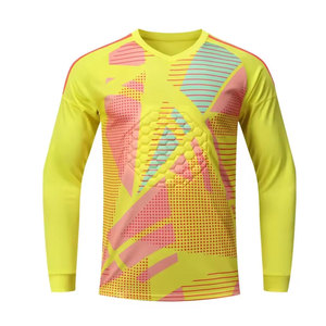 เสื้อผู้รักษาประตูฟุตบอลคุณภาพสูง ปี 2026 แบบใหม่ พิมพ์ลาย ระบายอากาศได้ดี ปรับแต่งได้ ผลิตจากโพลีเอสเตอร์ 100% - Product Image 2