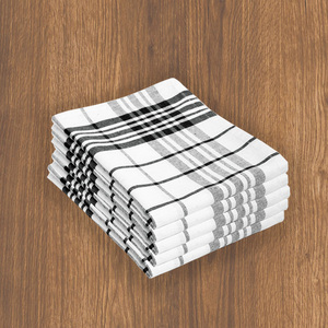 Stripe Checked Eco Cotton Yarn Dyed Kitchen Towel Soft Anti- Sustainable 150-210 GSM Premium Washable Modern <b>Home</b> <b>Textile</b> - Product Image 2