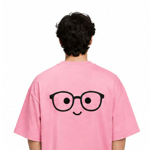 เสื้อยืดโอเวอร์ไซส์ผู้ชาย ผ้าฝ้าย 100% ปักลาย คอกลม แขนสั้น สไตล์ลำลอง สตรีทแวร์ ทรงหลวม เสื้อแฟชั่นสั่งทำพิเศษ - Product Image 5