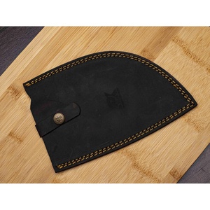 Cuchillo de Chef JEXMOO OEM Hecho a Mano, de Acero de Damasco de Grado Industrial, Multifuncional, con Patrón Trenzado, Funda de Cuero, para Uso en la Cocina - Product Image 6