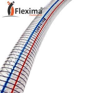 Manguera de PVC Reforzada con Alambre de Acero, de Grado Alimenticio, Ecológica, Flexible, Duradera, Ligera, No Tóxica, para Succión de Agua y Aceite - Product Image 4