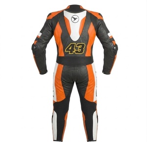 Combinaison de moto en cuir sur mesure de qualité supérieure MotoCP Racing 1 pièce, équipement de conduite avec bosse niveau 2 CE, fabriquée sur mesure - Product Image 2