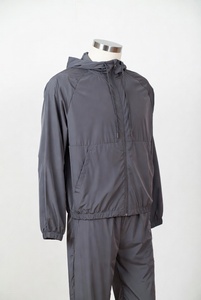 New Fashion Style Outdoor Men Hooded Solid Heavyweight Windbreaker <b>Tracksuit</b> for Cycling Running Windproof OEM Service - Product Image 3