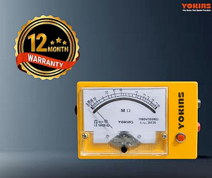 เครื่องทดสอบฉนวนแบบอนาล็อก 1000V 200M แบบใช้แบตเตอรี่ |   ผลิตในอินเดีย |   ความแม่นยำสูง 5% |   การป้องกันระดับ IP65 |   1 ปี - Product Image 4