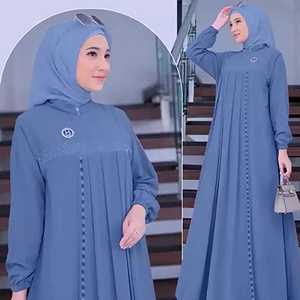 Dernière collection d'abayas pour femmes, robe islamique, hijab, foulard, niqab à deux couches, jilbab grande taille en une seule pièce, prix de gros, OEM bienvenu - Product Image 2