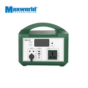 Station d'alimentation portable <span class=keywords><strong>super</strong></span> rapide 500W, batterie au lithium, chargeur de voiture, 110V 220V, fonction de support, double USB, charge sans fil - Product Image 1