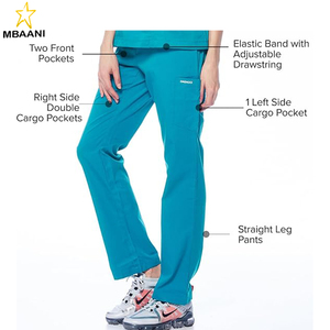 Uniform Women's <b>Scrub</b> <b>Set</b> Stretch and Soft Y-Neck Top and Pants - Product Image 6