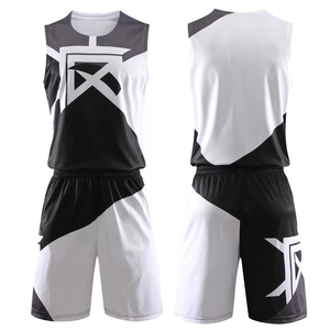 Conjunto de Uniforme de Baloncesto Sublimado Personalizado, Jersey y Pantalones Cortos de Baloncesto con Diseño Gráfico Asimétrico para Hombre, Malla de Secado Rápido para Equipo - Product Image 2