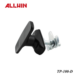 OEM ODM Black Finish Zinc Alloy Non Locking T Handle <b>Latch</b> - Product Image 1