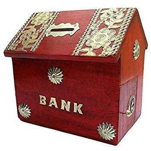 Wooden Money Bank || Piggy Bank || Wooden Gullak || Money <b>Box</b> for Kids <b>Saving</b> <b>Box</b> || - Product Image 3