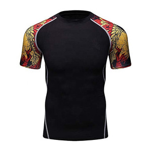Camiseta Deportiva de Compresión Personalizada Sports Insight, Spandex/Poliéster, Ligera, Transpirable, de Secado Rápido, Duradera, para Artes Marciales - Product Image 2