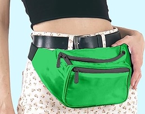 Bolsos cruzados tipo fanny pack con bolsillos con cremallera, impermeables, para viajes al aire libre, senderismo, riñoneras transpirables, bolsos deportivos de pecho. - Product Image 4