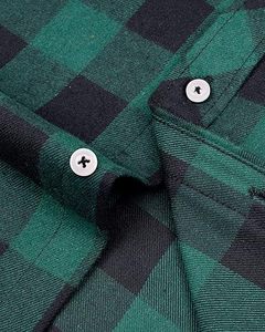 Chemise en flanelle 100 % coton, dernier design, avec poches poitrine, doublure matelassée, boutons, style décontracté à carreaux, vente en gros - Product Image 5