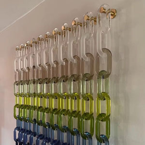 Cadena de Resina Ecológica Personalizada, de Gran Tamaño, Transparente y Multicolor, Hecha a Mano, Decoración para el Hogar - Product Image 1